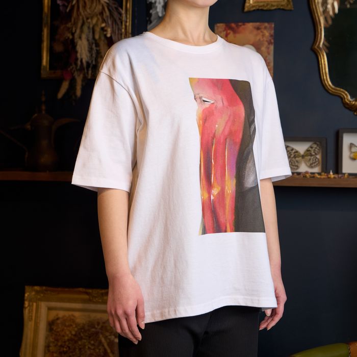 一人称 n-bunaイラスト TシャツA(火星人)