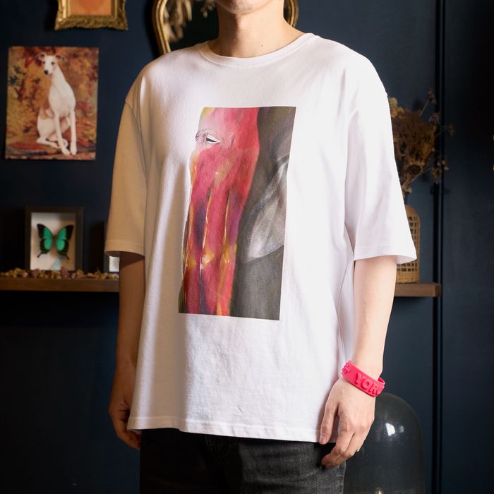 一人称 n-bunaイラスト TシャツA(火星人)