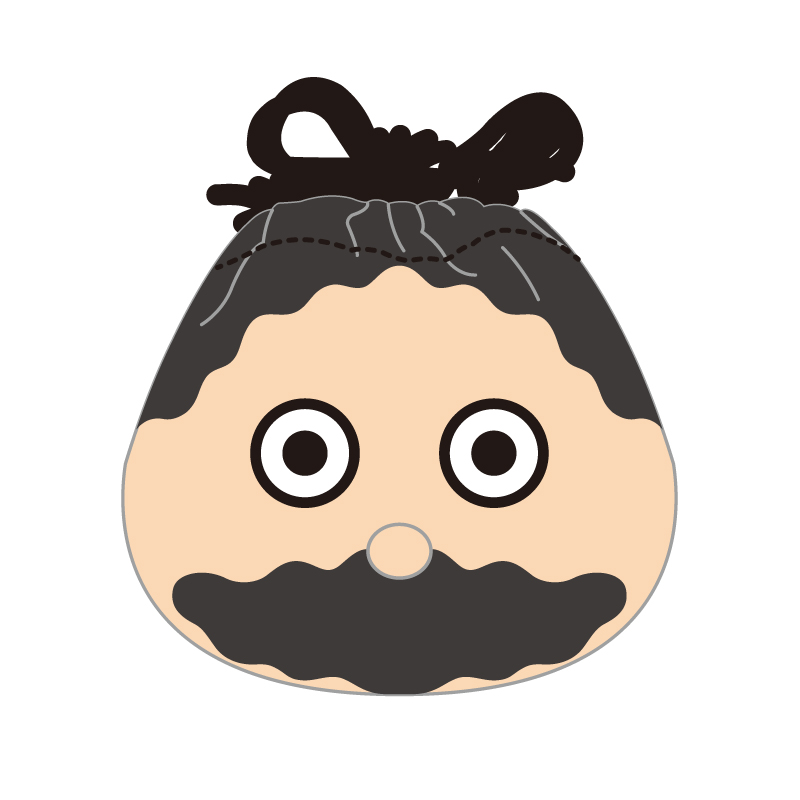 チャンプのフェイス巾着