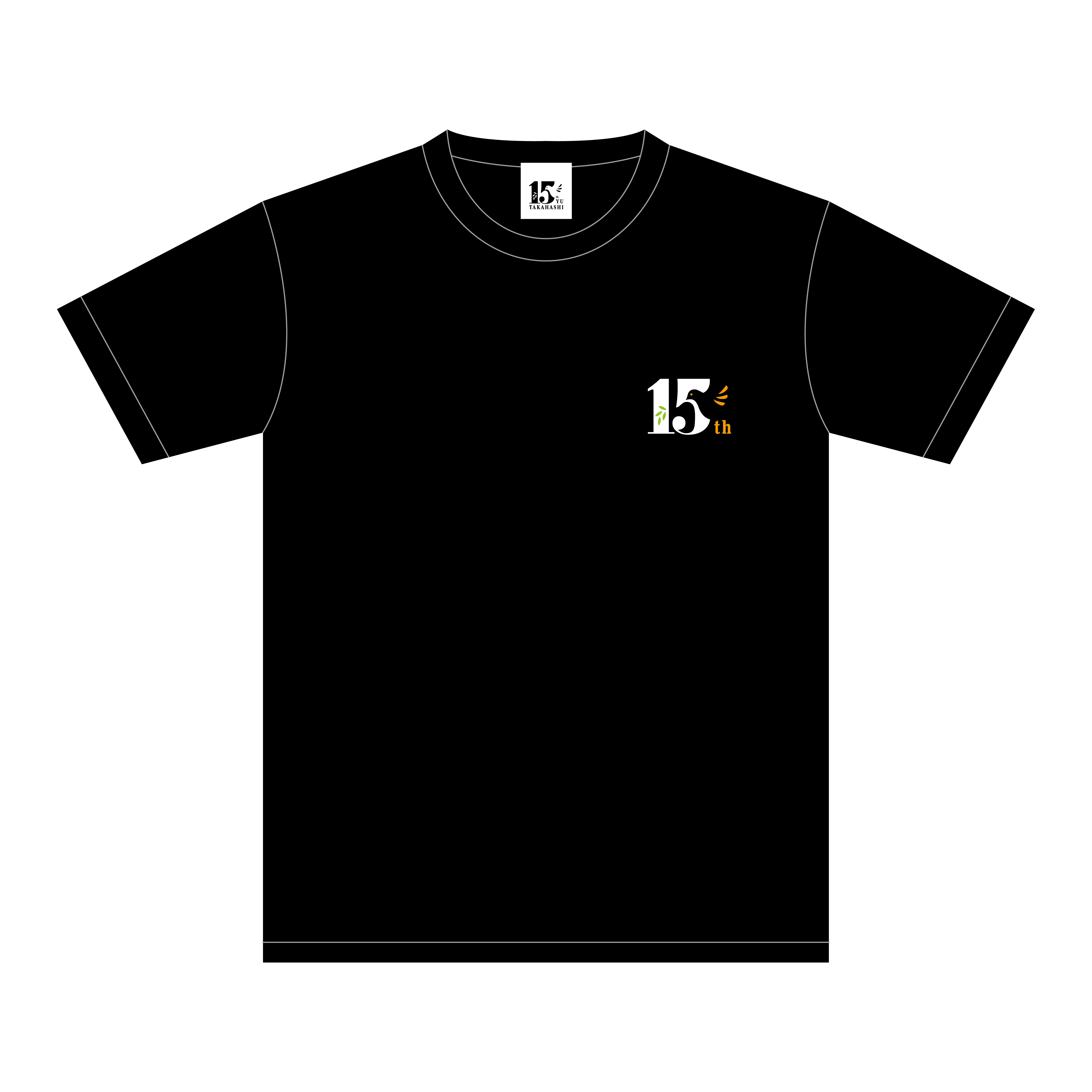 15周年記念ロゴTシャツ（ブラック）