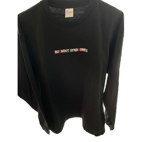 【BURNOUT SYNDROMES】LOGO刺繍ロングスリーブTシャツ