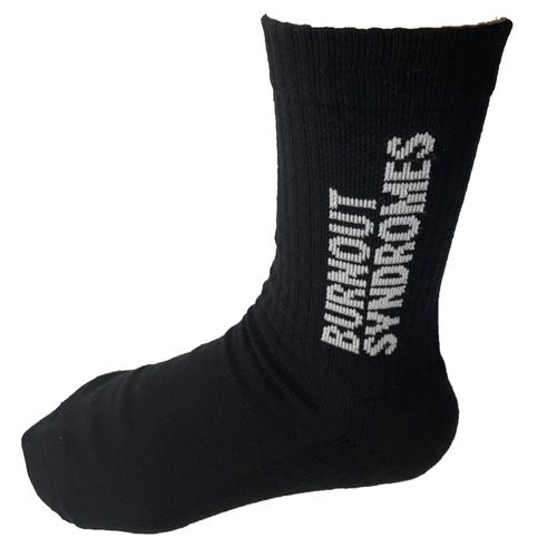 【BURNOUT SYNDROMES】LOGOソックス