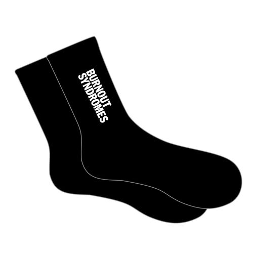 【BURNOUT SYNDROMES】LOGOソックス